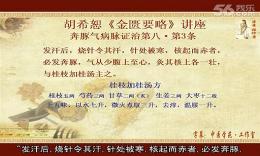 胡希恕《金匮要略》讲座08-08-03(桂枝加桂汤).